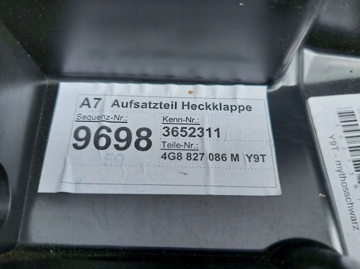 фото №16, Audi a7 4g8 кришка кришка багажника