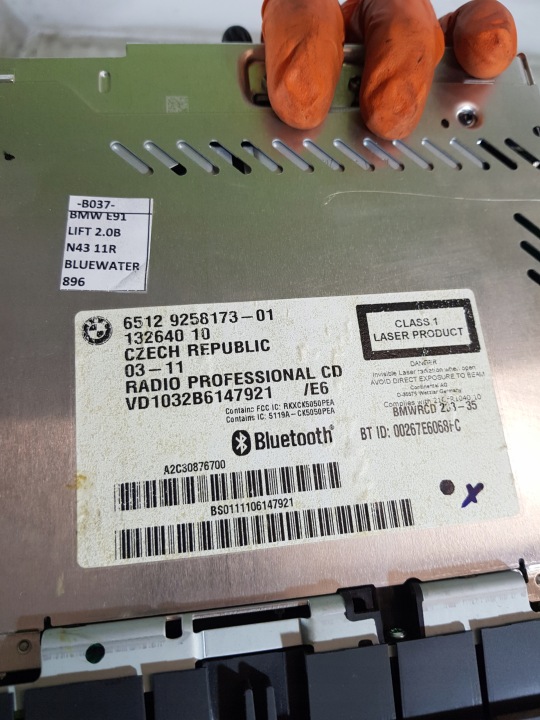 фото №12, Магнітола програвач cd bmw professional 9258173 bmw e90 e91 lci eur