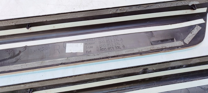 фото №12, Планка планки порогові s line комплект q5 8r 8r0853373c 374c 375c 376c