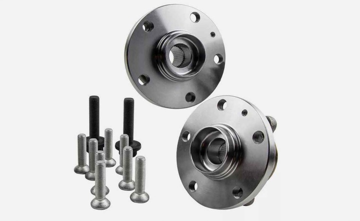 фото №3, Ступиці kół перед 2szt tt leon altea octavia ii superb ii passat b7 golf v