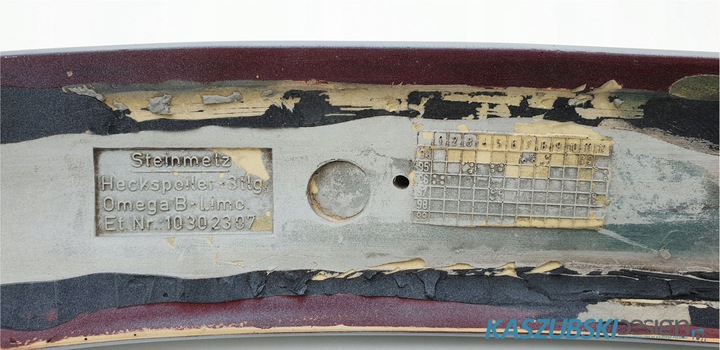 фото №15, Opel omega b 3cz. спойлер накладка задней крышки steinmetz тюнинг спортивная