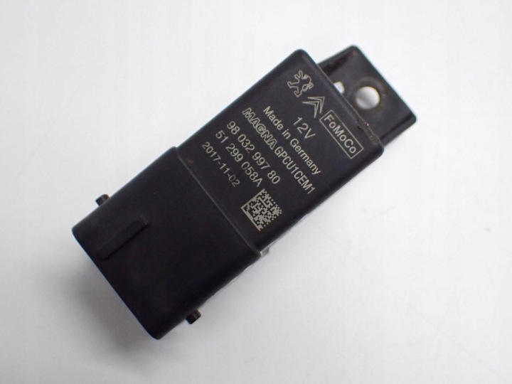 фото №1, Реле свічок розжарювання 9803299780 51299058a ford kuga mk2 ii 17r