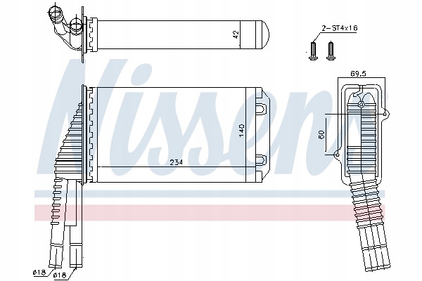 фото №8, Обігрівач обігріву кабіни nissens 72953 pl dystrybucja