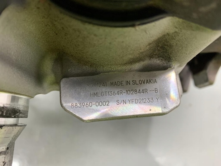фото №6, Турбина турбонагнетатель renault scenic iv 1.3 tec 21 r hmlgt1364r