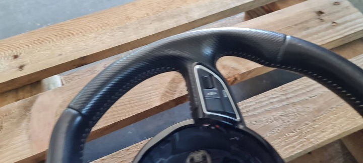 фото №12, A4 b8 рестайлінг кермо шкіра шкіряний пелюстки зрізана sline 8k0419091cp a5 8t