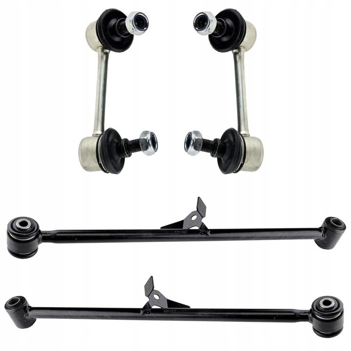 фото №1, 2x з'єднувач стабілізатора зад 2x важіль зад toyota rav-4 ii 2.0 d-4d 4wd