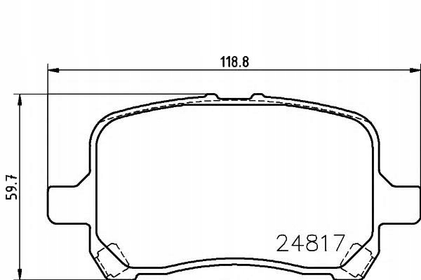 фото №2, Тормозные колодки тормозные chevrolet перед hhr malibu 2,0-3,