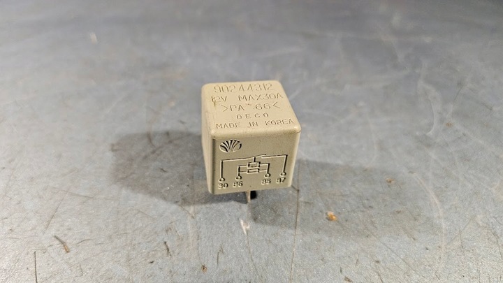 фото №1, Deco реле 90244312 daewoo 12v max30a pa66