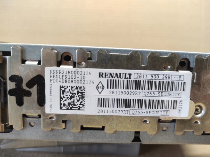 фото №7, Магнітола cd заводські магнітола renault espace iv рестайлінг 281150029r