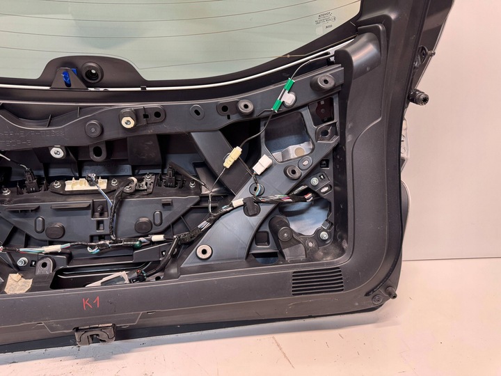 фото №15, Toyota corolla e21 універсал 19- кришка багажника зад задня біла скло