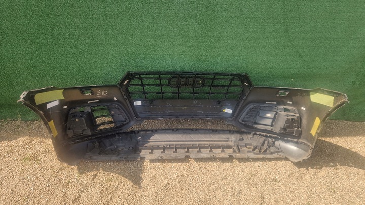 фото №10, Audi q5 ii s line 80a 2017-2020 бампер перед чёрный оригинал