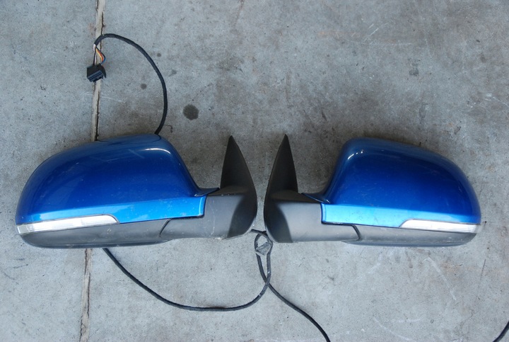 фото №7, Skoda octavia 2 ii рестайлинг 08-12r зеркало l / p 6 pin lf5w