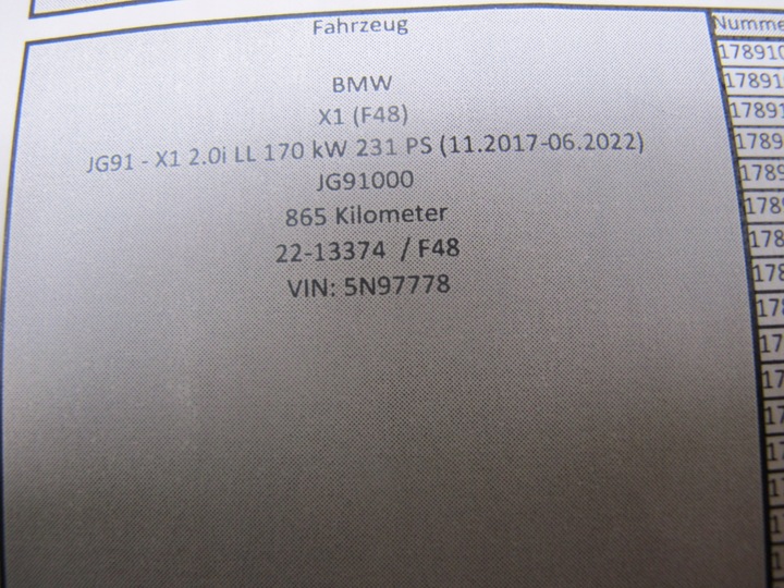 фото №6, Поворотна опора важелі амортизатор bmw f48 x1 6896732