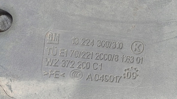 фото №8, Бак топлива astra h iii gtc 09r 1.9cdti uk 13224309/310