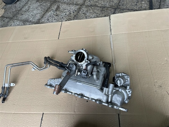 фото №8, Коллектор всасывающий дроссельная заслонка зонд 1.7 dci 8639r14003tr renault scenic iv 4