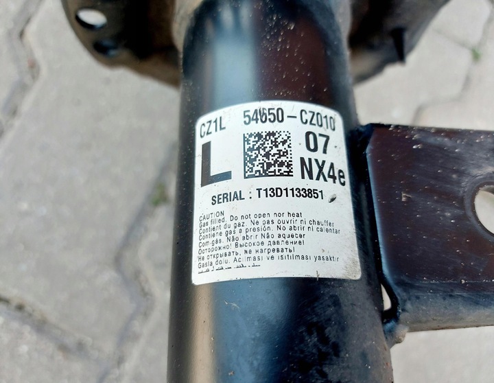 фото №8, Hyundai tucson iv 23r. амортизатор поворотный кулак рычаг левый перед 54650-cz010