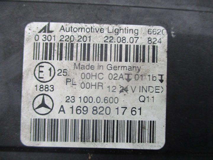 фото №9, Лампа левый перед mercedes w245 европа