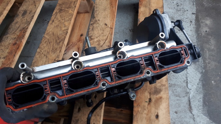 фото №8, A4 b7 коллектор всасывающий регулятор 2.0 tfsi bul a6 c6