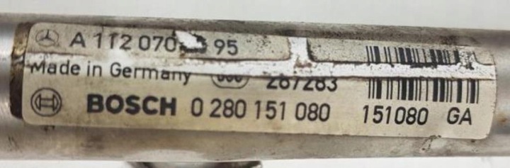 фото №6, Планка вприскувальний mercedes w203 3.2 v6 0280151080