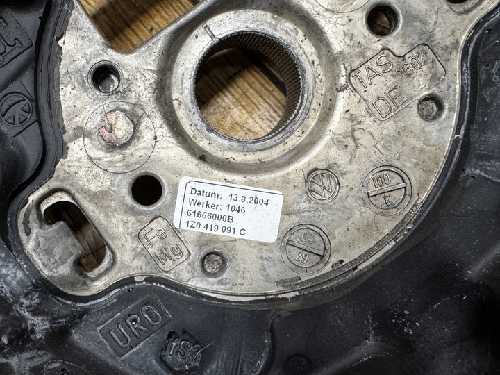 фото №10, Кермо skoda octavia ii шкіра шкіряний чорна мультифункція 1z0419091c