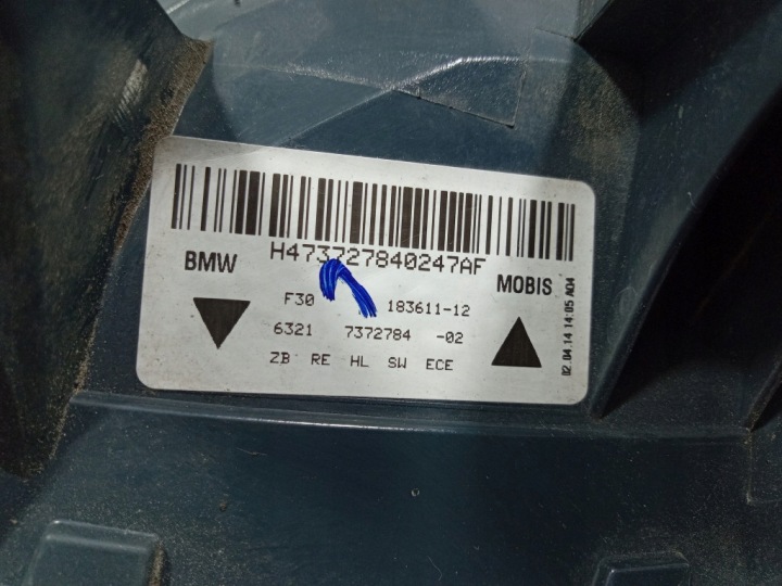 фото №6, Bmw 3 f30 f80 sedan фара зад права зовнішня ece eu 7372784