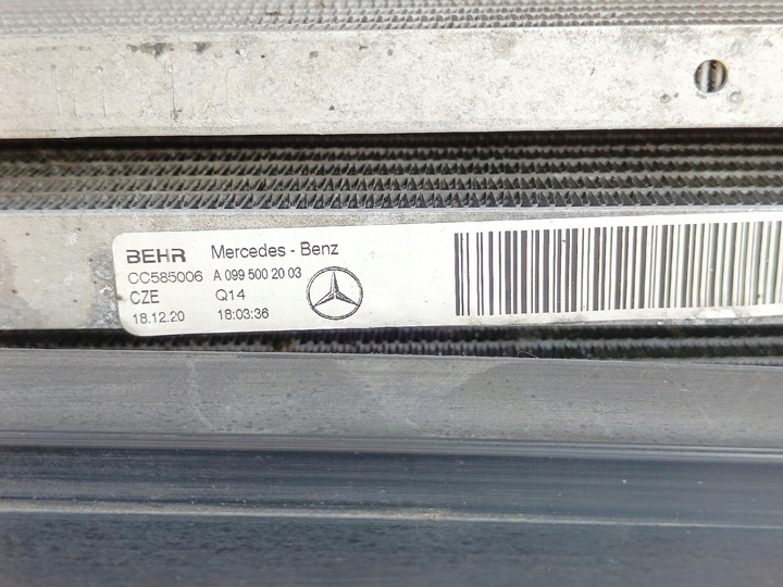 фото №10, Mercedes w253 glc w205 2.2cdi радіаторів з вентилятор a0999061400 2021r