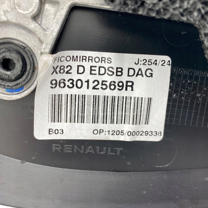 фото №15, Правое зеркало 12 pin blis renault trafic iv nissan nv300
