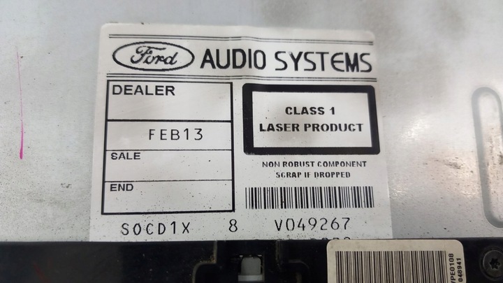фото №8, Ford mondeo mk4 s-max c-max mk2 радіо cd aux 6yvp6m2f-18c821-ag код