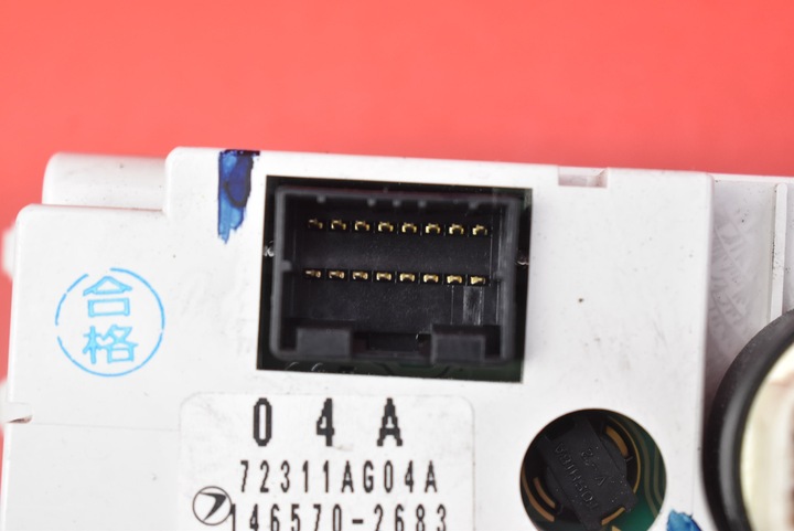 фото №8, Панель управление воздуховод климат 72311ag04a subaru legacy 4 iv 03-09