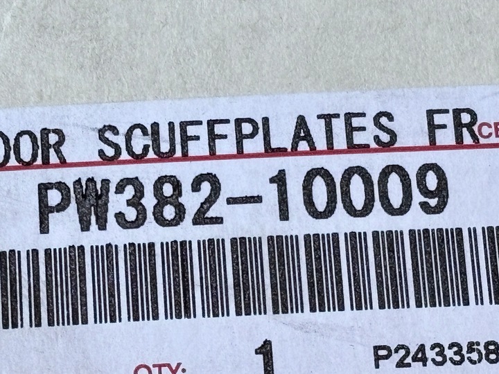 фото №3, Планки накладки na поріг toyota c-hr chr