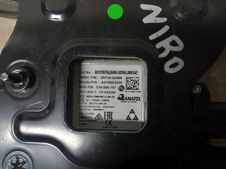фото №5, Kia niro ele радар датчик дистронік 99110-q4000