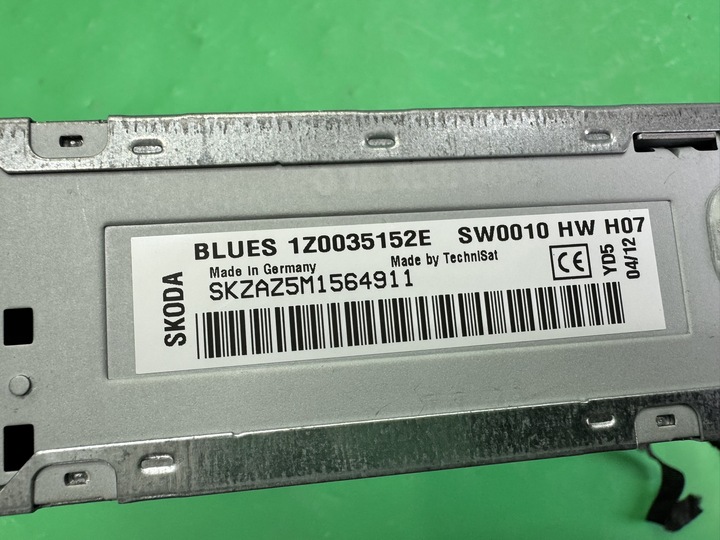 фото №8, Радио cd заводские blues 1z0035152e skoda octavia ii 2 рестайлинг 04-13