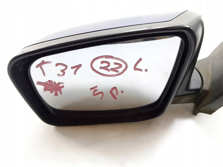 фото №6, Дзеркало ліві nissan x-trail t31 b53 5pin англієць