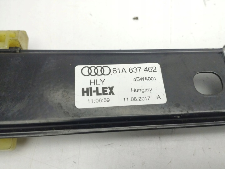 фото №10, Audi q2 - 2017 права сторона механізм підйому скла передній