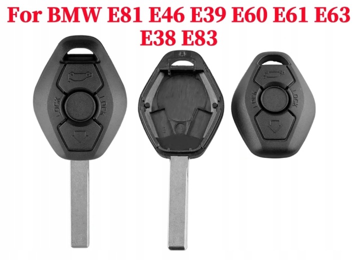 фото №8, Корпус ключ pilot do bmw 3 e36 e46 5 e39 7 e38 x3 e83 x5 e53 e60