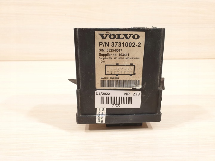фото №1, Volvo s60 v70 xc70 xc90 блок керування вебасто