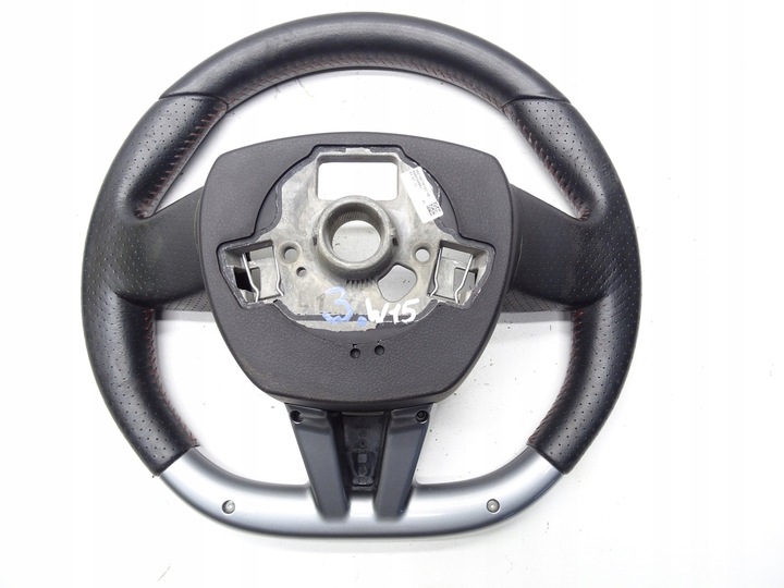 фото №13, Руль кожа мультифункция срезанная seat leon ii рестайлинг fr 5p0419091bb