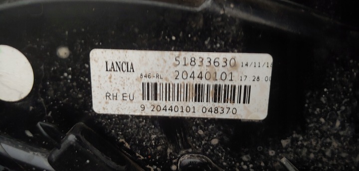 фото №14, Lancia ypsilon лампа led зад права оригінал