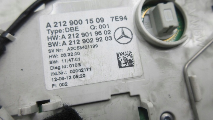 фото №5, Mercedes w212 2129001509 лампа стеля