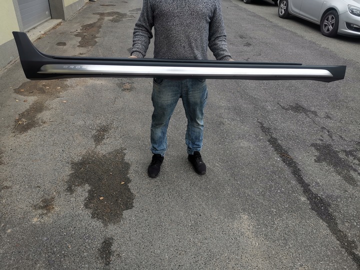 фото №1, Volvo v90 cross country 2015- планка порогова права 32296119 хром