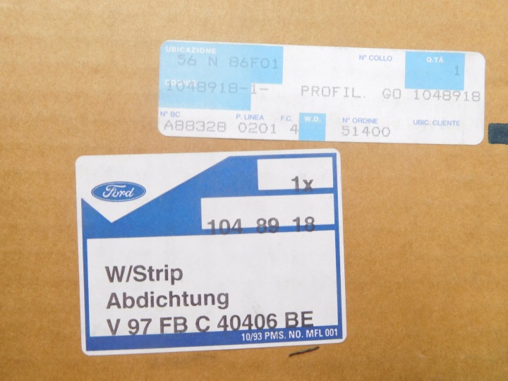 фото №6, Ущільнювач кришки багажника ford puma 1997-2001 oem номер 1048918