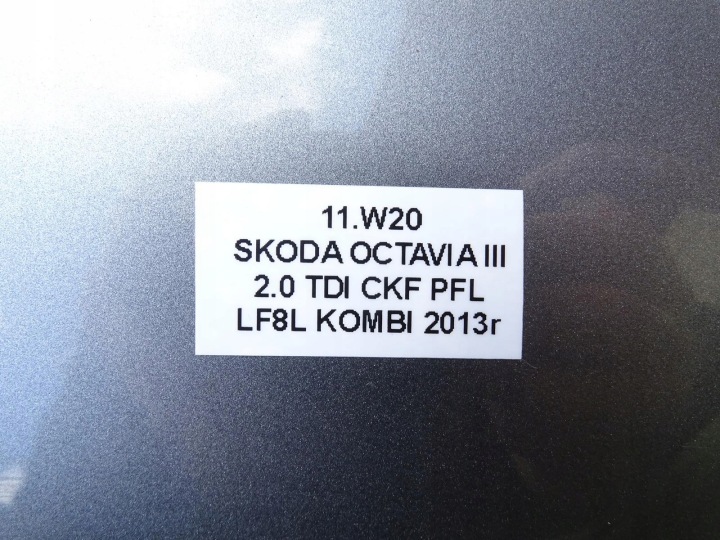 фото №16, Кришка зад задня багажника + скло lf8l skoda octavia iii універсал 12-17r
