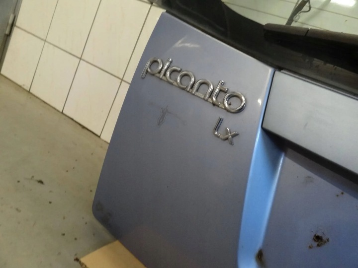 фото №9, Kia picanto i lx 2005 5d крышка багажника зад задняя l6