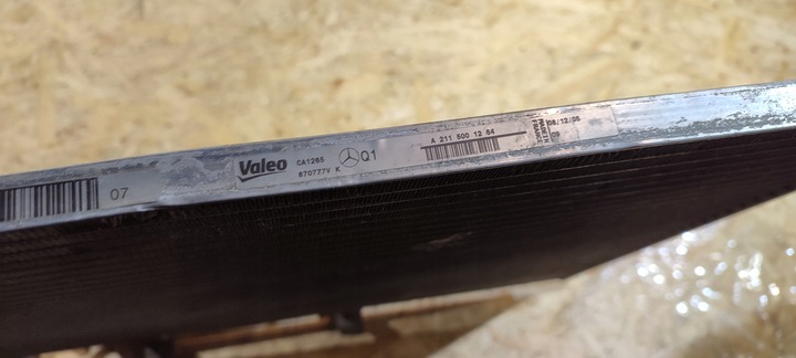 фото №10, Mercedes e w211 радиаторов кондиционера ususzacz 2115001254