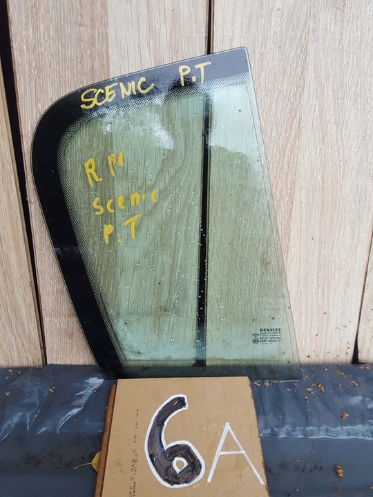 фото №1, Стекло кузовная правая задняя малый renault megane scenic