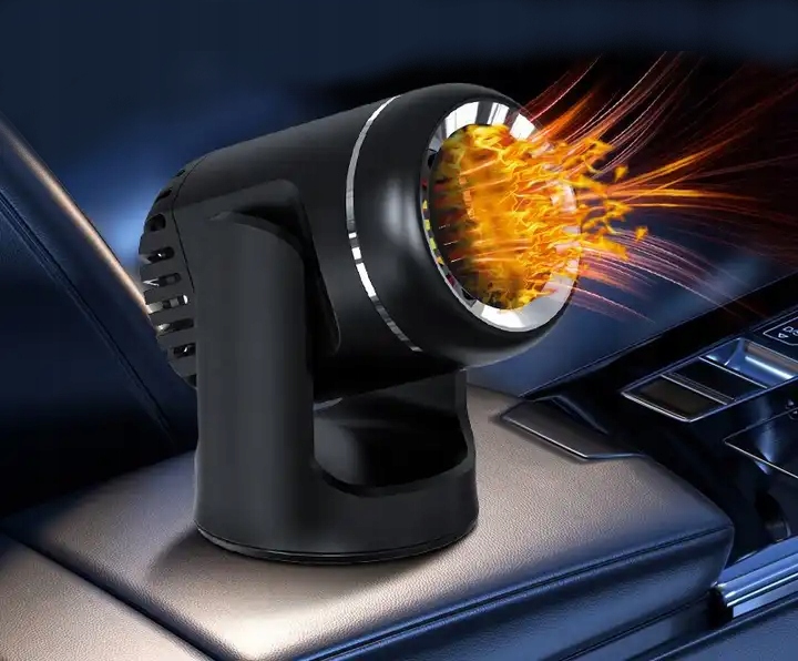 фото №15, Обігрівач автомобільна тепловентилятор радіатор 12v do автомобіль повітродувка вентилятор