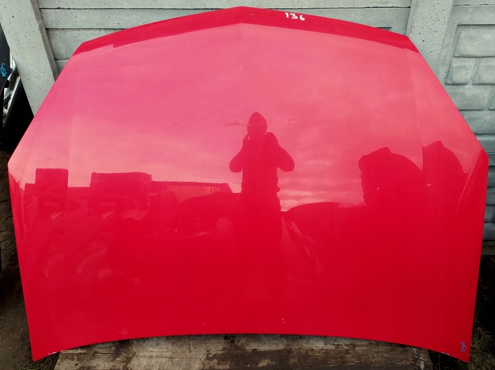 фото №1, Капот opel vectra c signum рестайлінг 05-08 червона pń