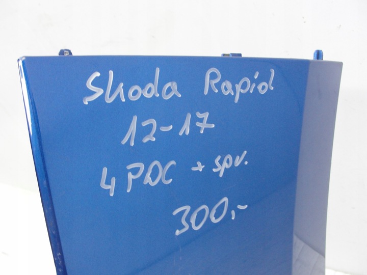 фото №13, Бампер перед skoda rapid 2012-17 pod 4pdc i омивачі 5ja807221