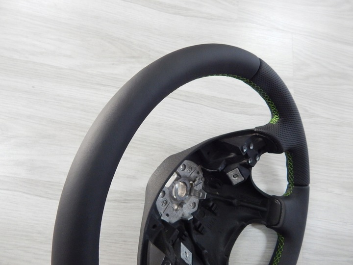 фото №7, Vw golf iii passat b4 polo - кермо нова шкіра зелена nić bez kaucji !