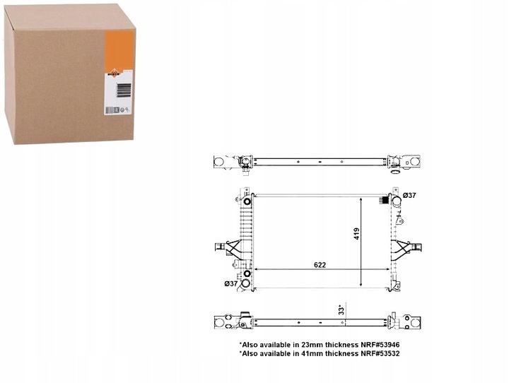 фото №1, Радиаторов volvo c70 s60 s80 v70 ii xc70 nrf